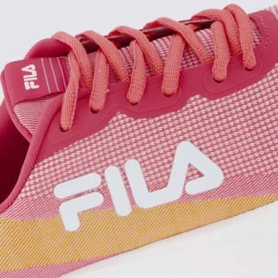 Tênis Fila Vector Feminino Rosa e Laranja