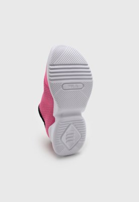Tênis Infantil Fila Cabedal Têxtil Rosa