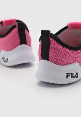 Tênis Infantil Fila Cabedal Têxtil Rosa