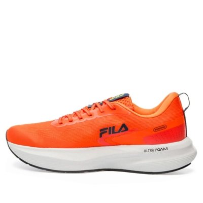 Tênis Masculino Fila Racer Fastpace Laranja/Branco
