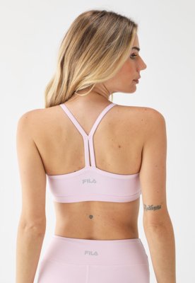 Top Fila Ajustada Life Rosa