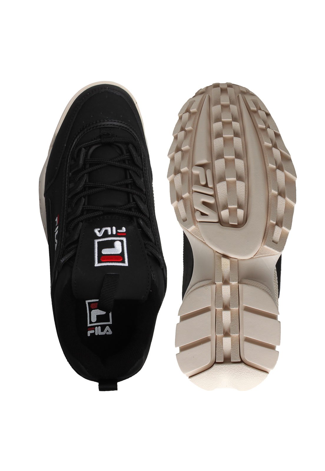 fila disruptor couro