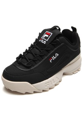 Tenis da fila preto best sale mercado livre