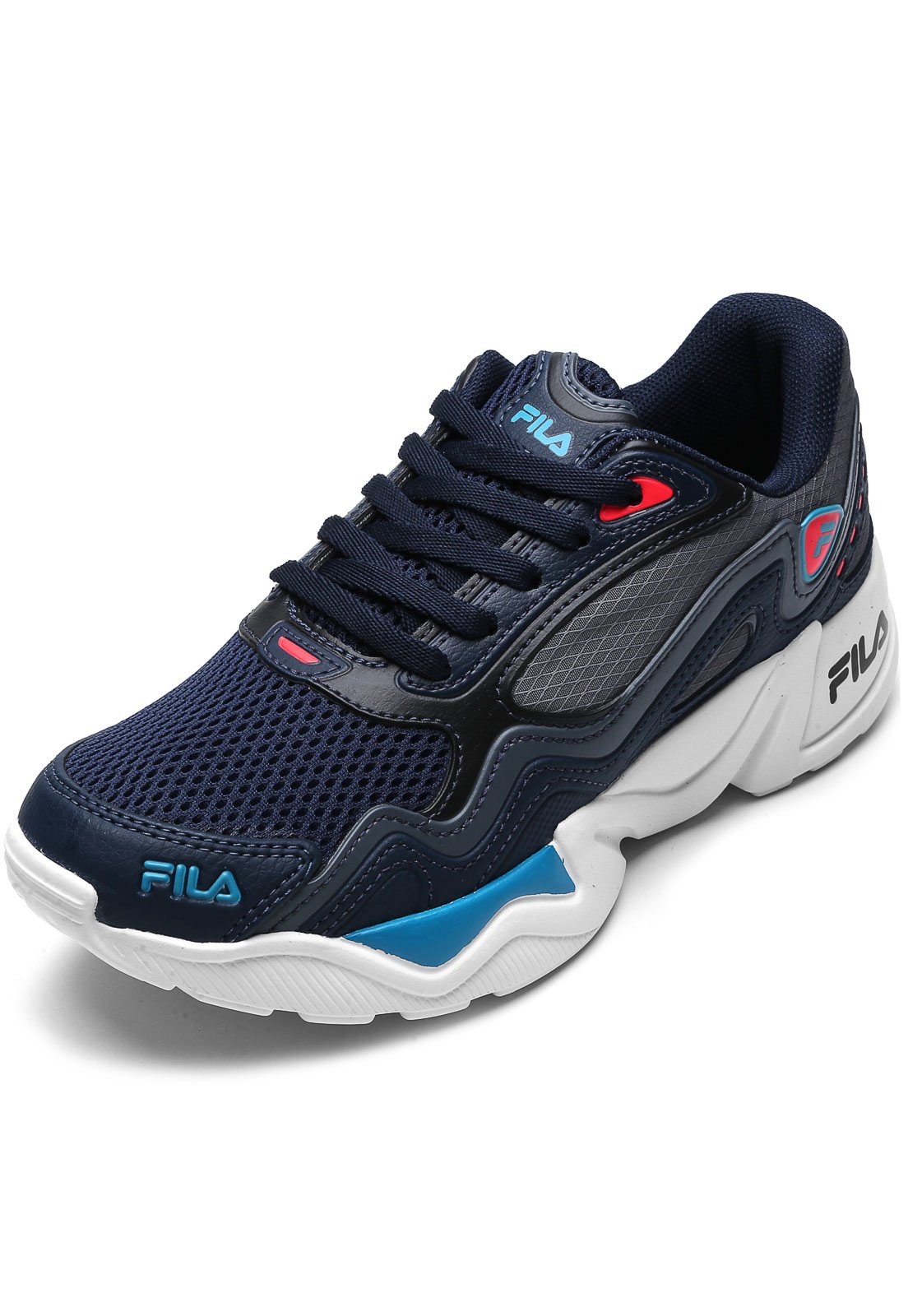 T nis Fila Interceptor Azul Marinho Compre Agora Dafiti Brasil