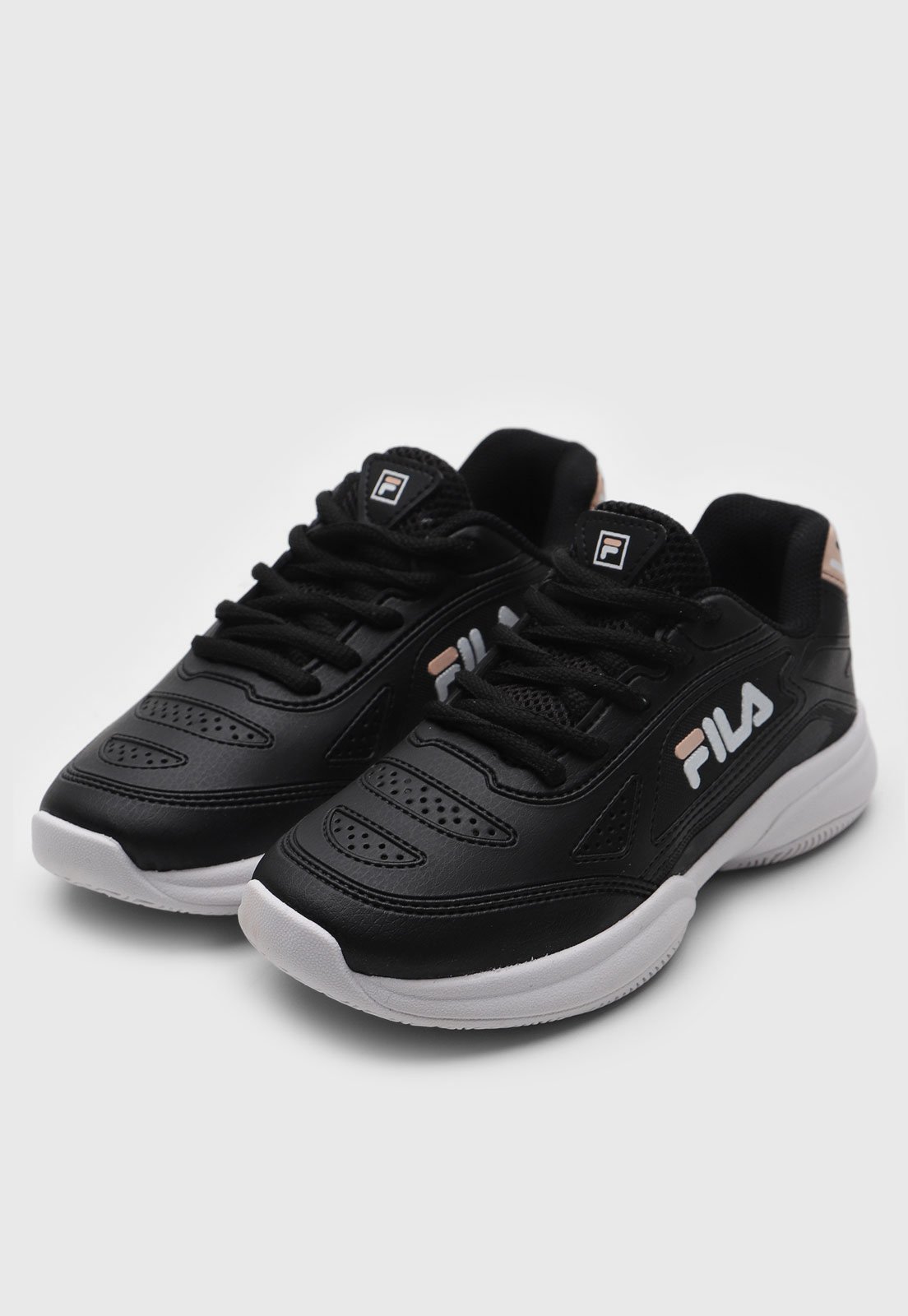 Tênis Infantil Fila Lugano 7.0 Preto