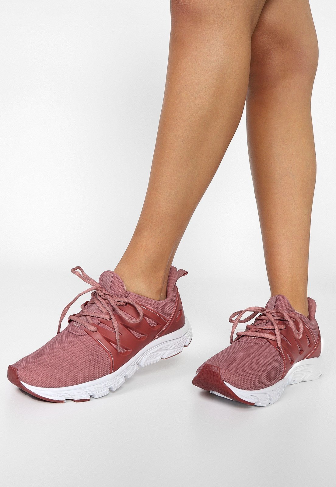 tênis jogging rosa nike