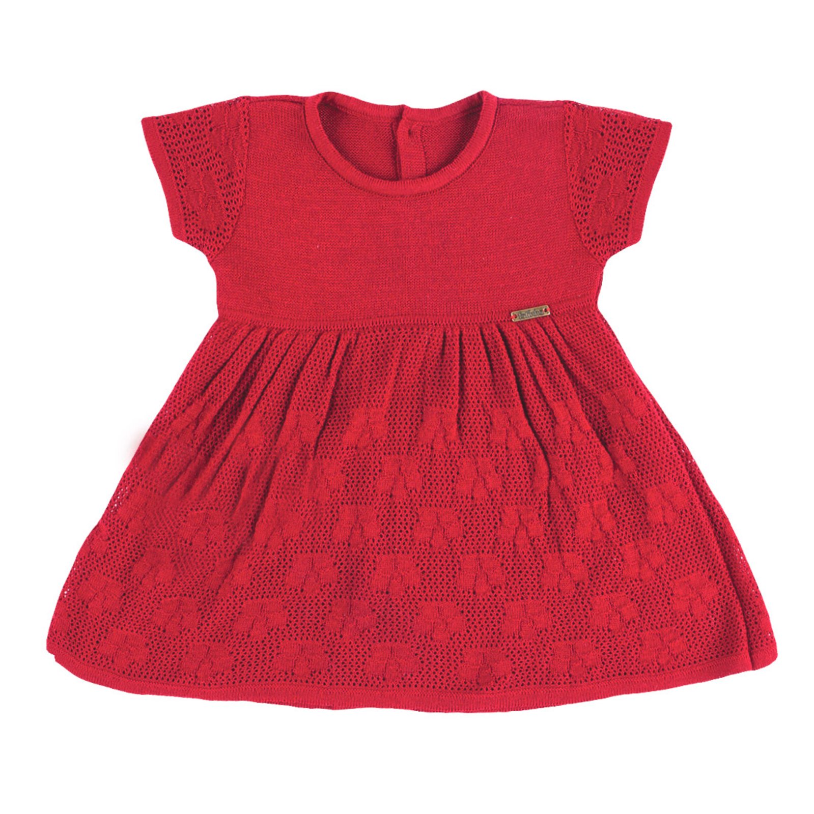 vestido infantil trico