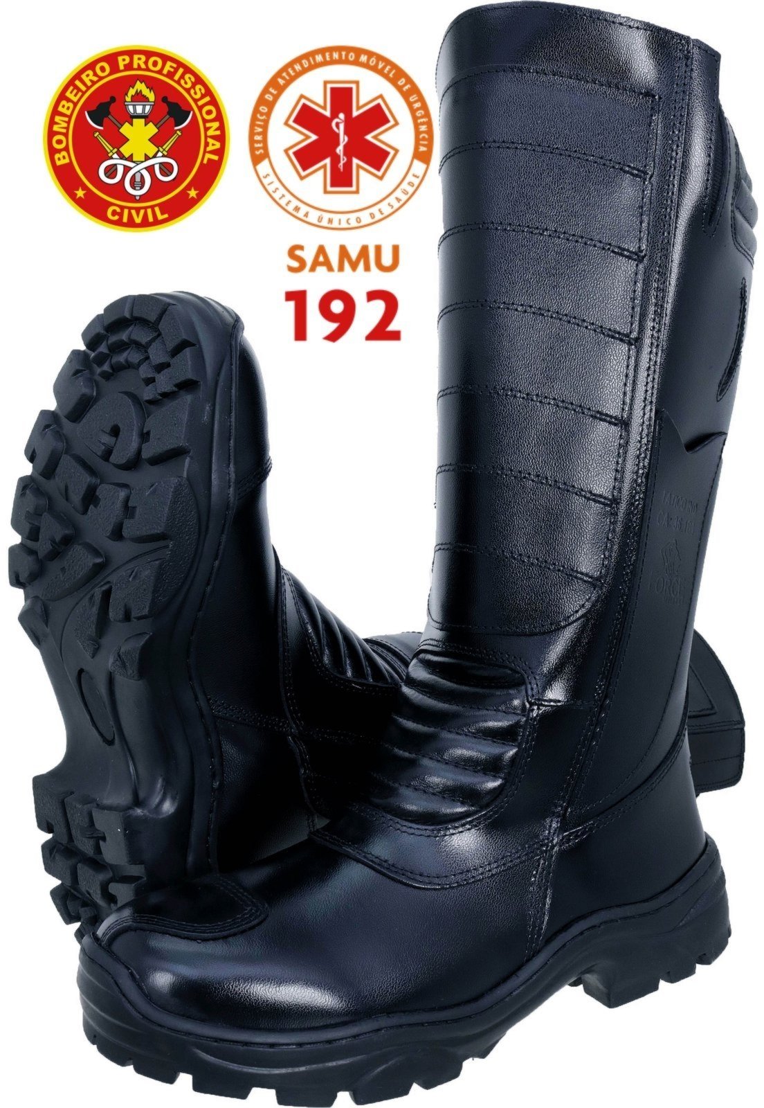 bota de bombeiro militar