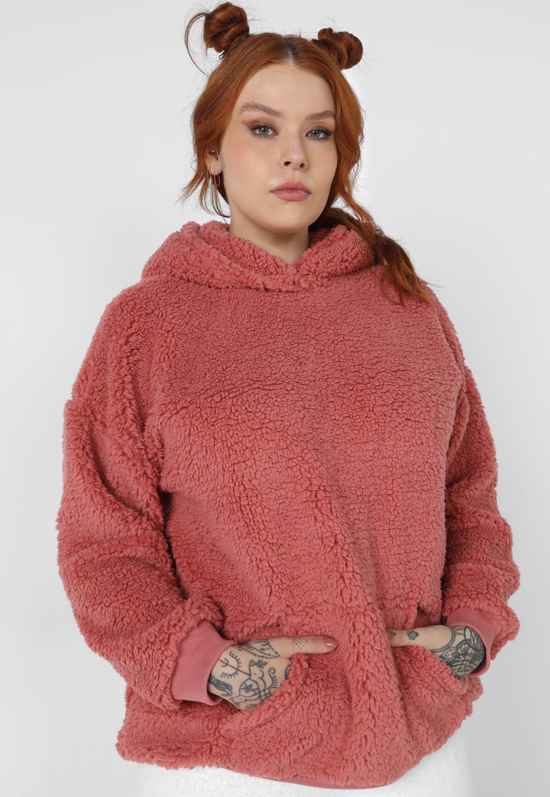 forever 21 red moletom com capuz