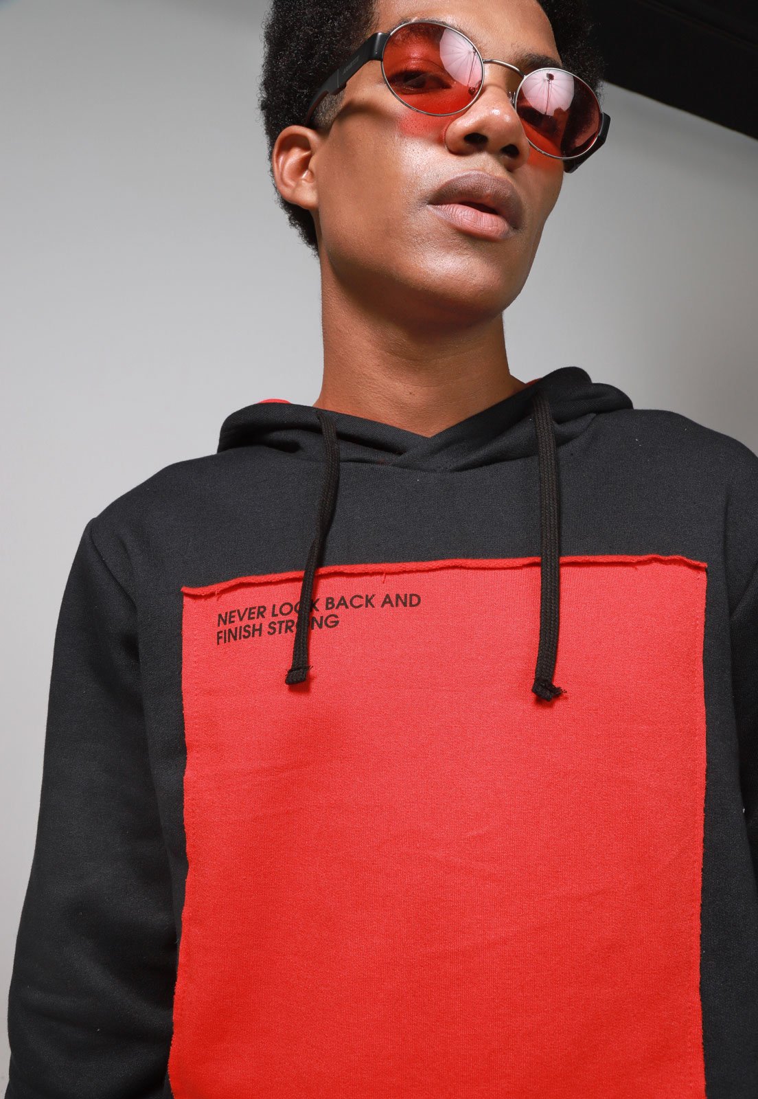 forever 21 red moletom com capuz