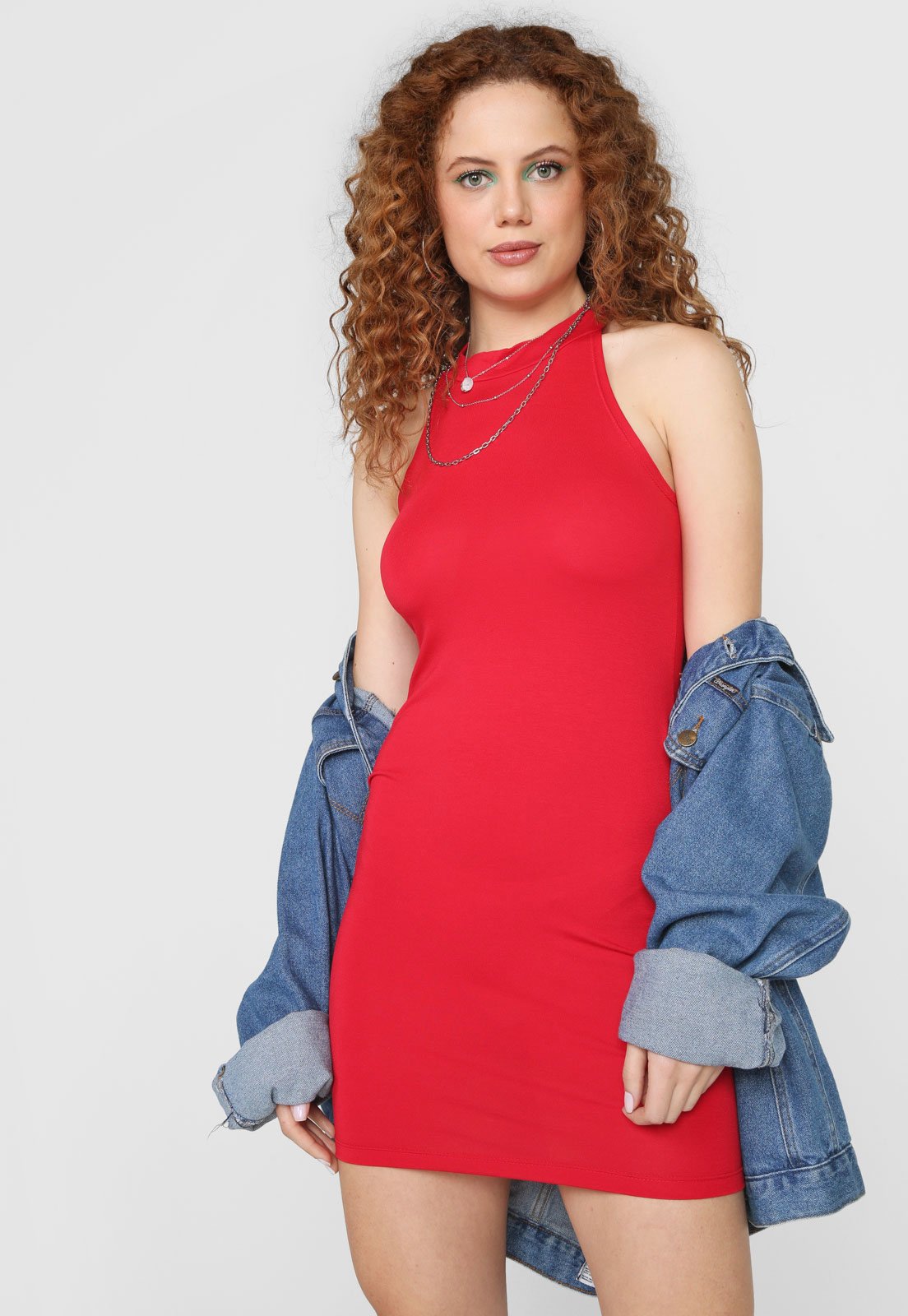 Forever 21 cheap vestido vermelho