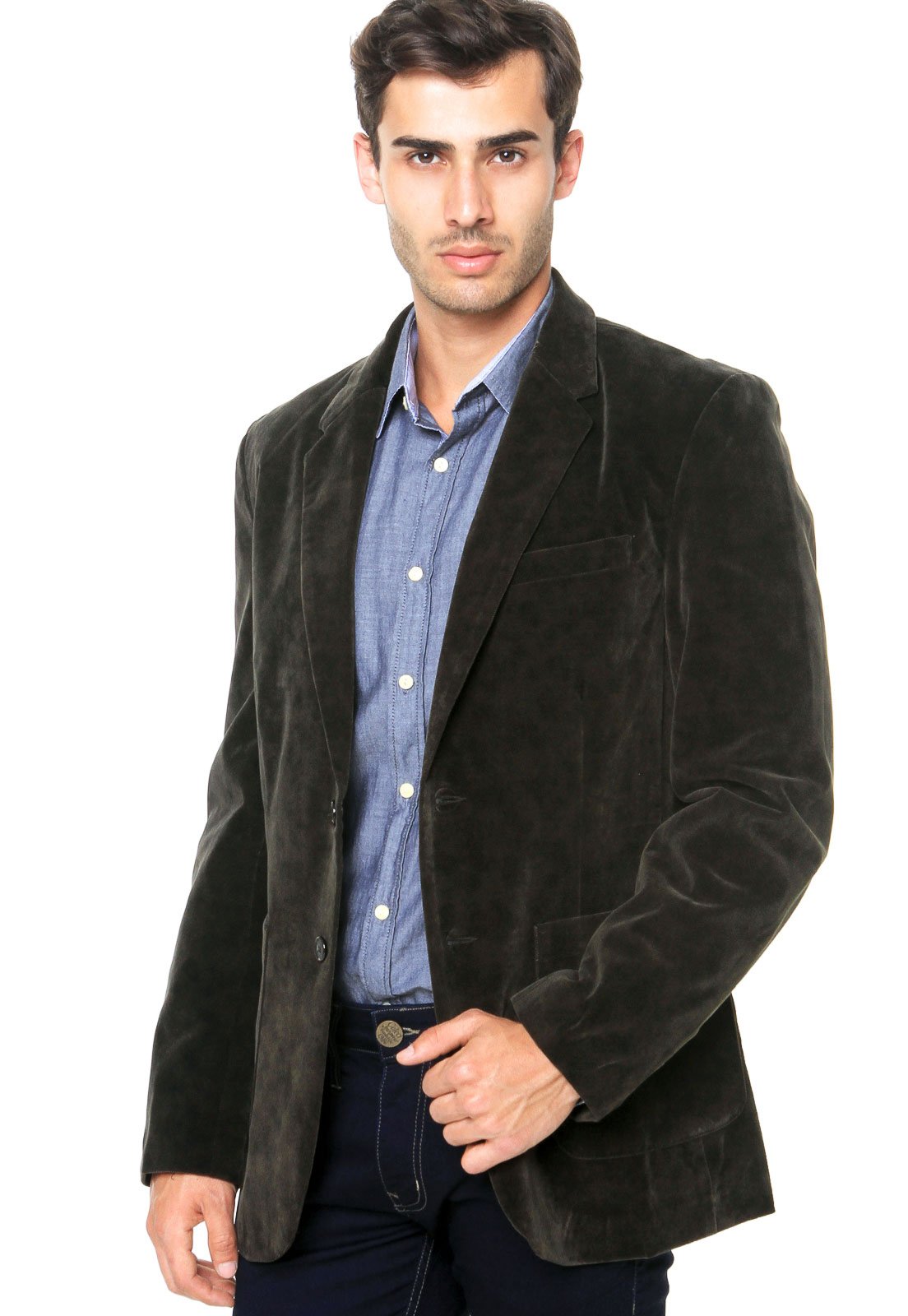 casaco de veludo masculino