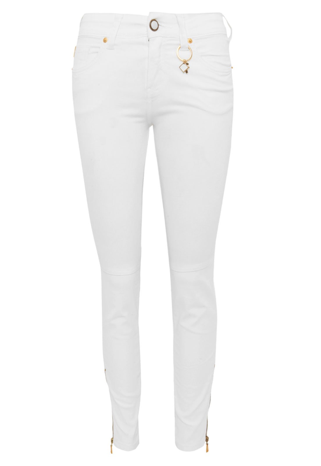calça jeans branca marisa