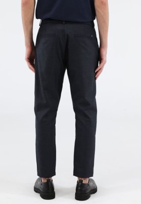 Calça Forum Slim Window Pane Azul-Marinho