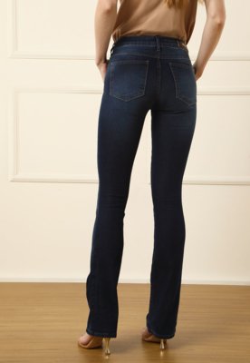 Calça Jeans Forum Bootcut Estonada Azul-Marinho