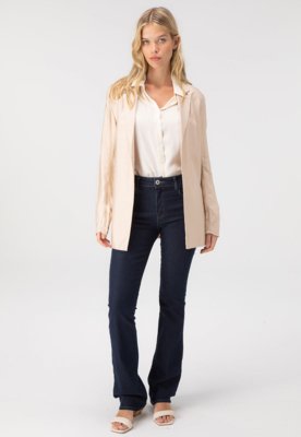 Calça Jeans Forum Bootcut Lisa Azul-Marinho