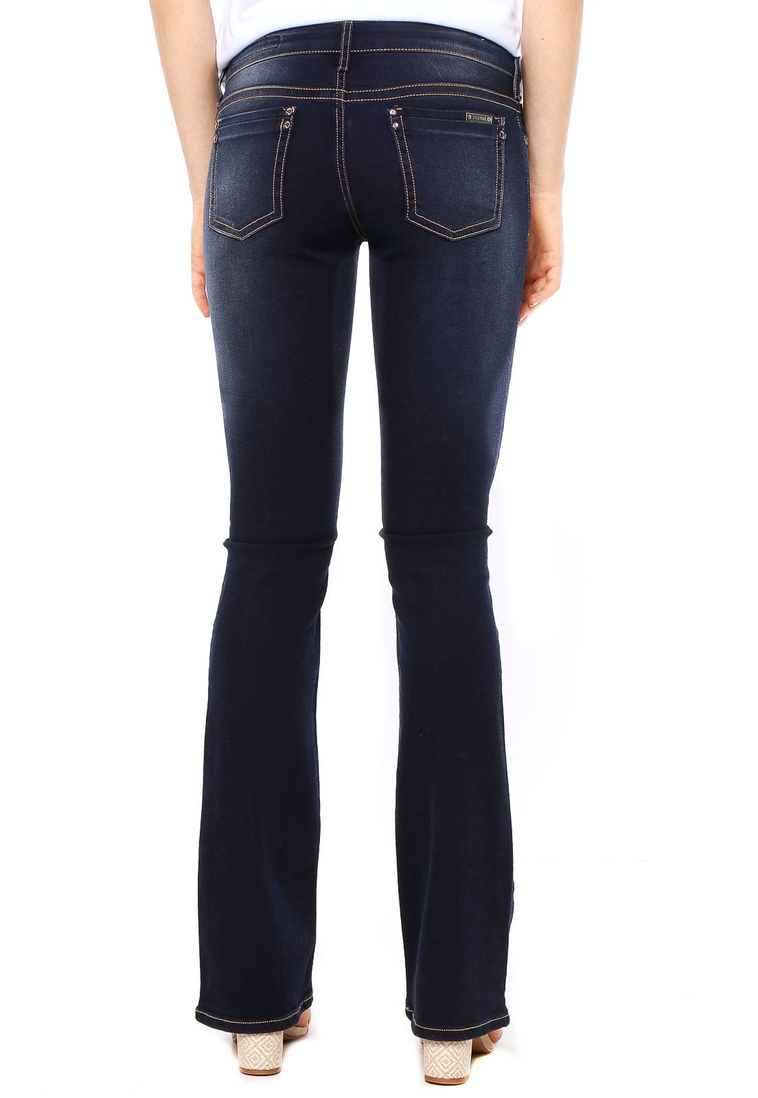 Calça Jeans Forum Bootcut Raquel Tachas Azul Compre Agora Dafiti Brasil