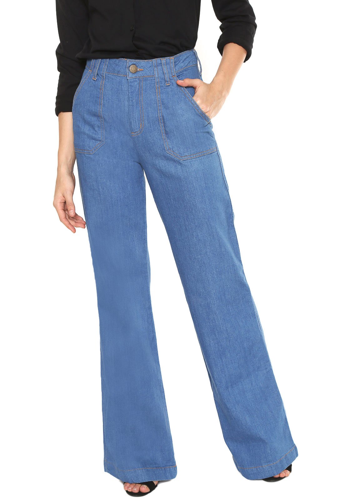 100 cotton jeans ladies