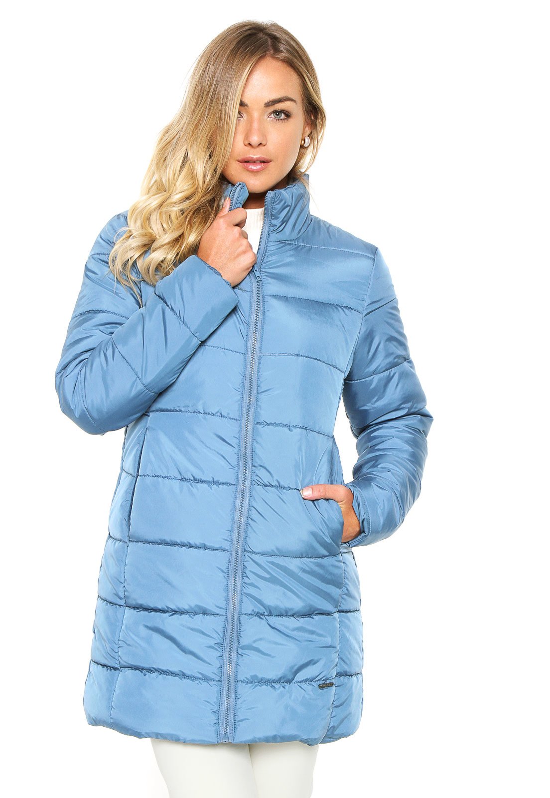 jaqueta nylon puffer