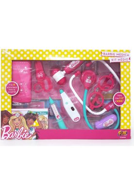 Barbie Kit Medica Médio Rosa Fun Divirta-Se Menor preço em Barbie Kit Medica Médio Rosa Fun Divirta-Se