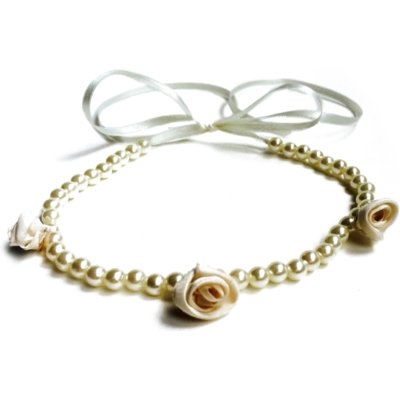 Headband Fuxicos & Frescuras Linha Luxo Bebê Off White Menor preço em Headband Fuxicos & Frescuras Linha Luxo Bebê Off White