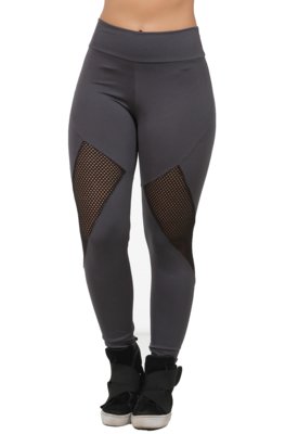 Calça Legging GALVIC Suplex Academia Fitness Caminhada 8748 Cinza escuro Menor preço em Calça Legging GALVIC Suplex Academia Fitness Caminhada 8748 Cinza escuro
