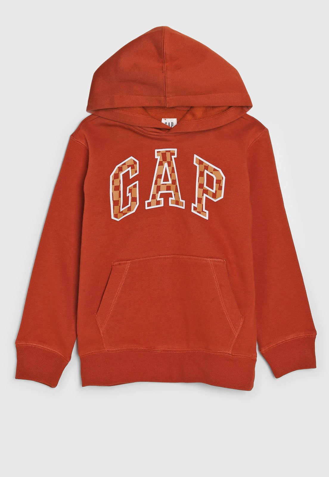 Blusa de Moletom Infantil GAP Logo Race Laranja - Compre Agora