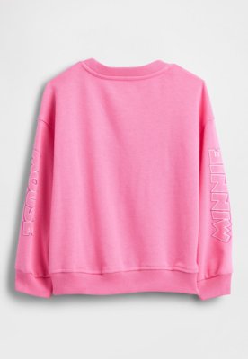Blusa de Moletom Infantil Gap Minnie Mouse Rosa