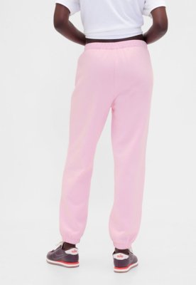 Calça Feminina GAP Levemente Ampla Rosa
