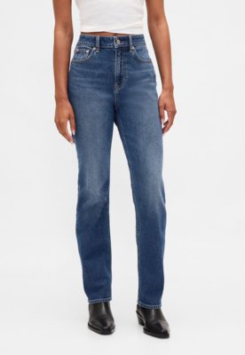 Calça Feminina GAP Reta Azul