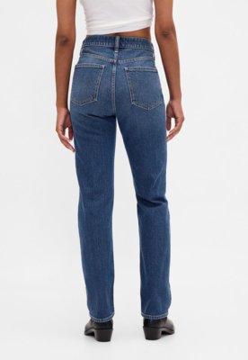 Calça Feminina GAP Reta Azul