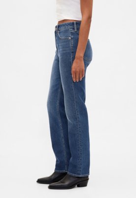 Calça Feminina GAP Reta Azul