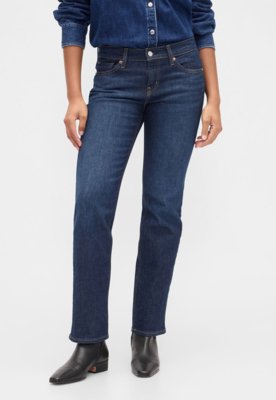 Calça Feminina GAP Reta Azul