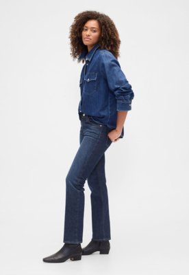 Calça Feminina GAP Reta Azul