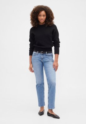 Calça Feminina GAP Reta Azul
