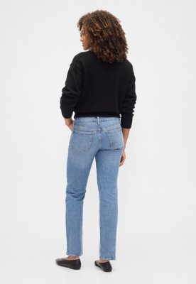 Calça Feminina GAP Reta Azul