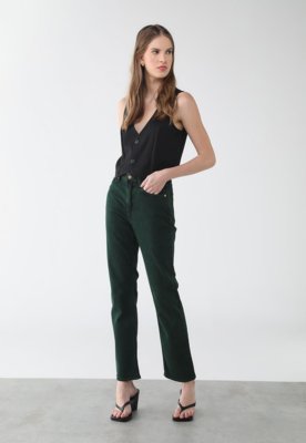 Calça Feminina GAP Reta Verde