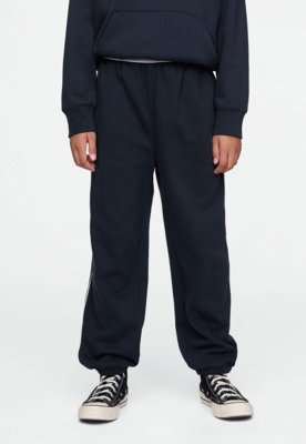 Calça Infantil GAP Listra Lateral Azul Marinho
