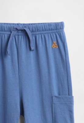 Calça Infantil GAP Reta Algodão Azul