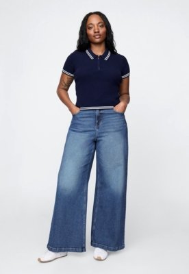 Calça Jeans GAP Wide Leg Pocket Azul