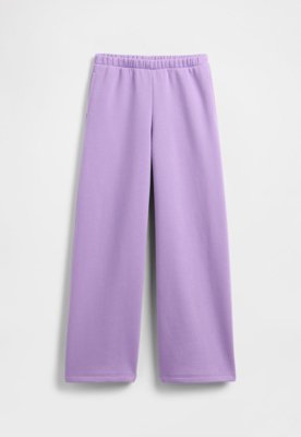 Calça de Moletom Infantil GAP Cintura Alta Perna Ampla Roxo