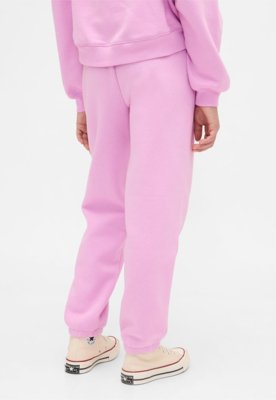 Calça de Moletom Infantil Jogger GAP Logo Rosa