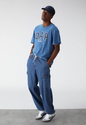 Camiseta GAP & DAP Reta Logo Azul