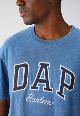 Camiseta GAP & DAP Reta Logo Azul