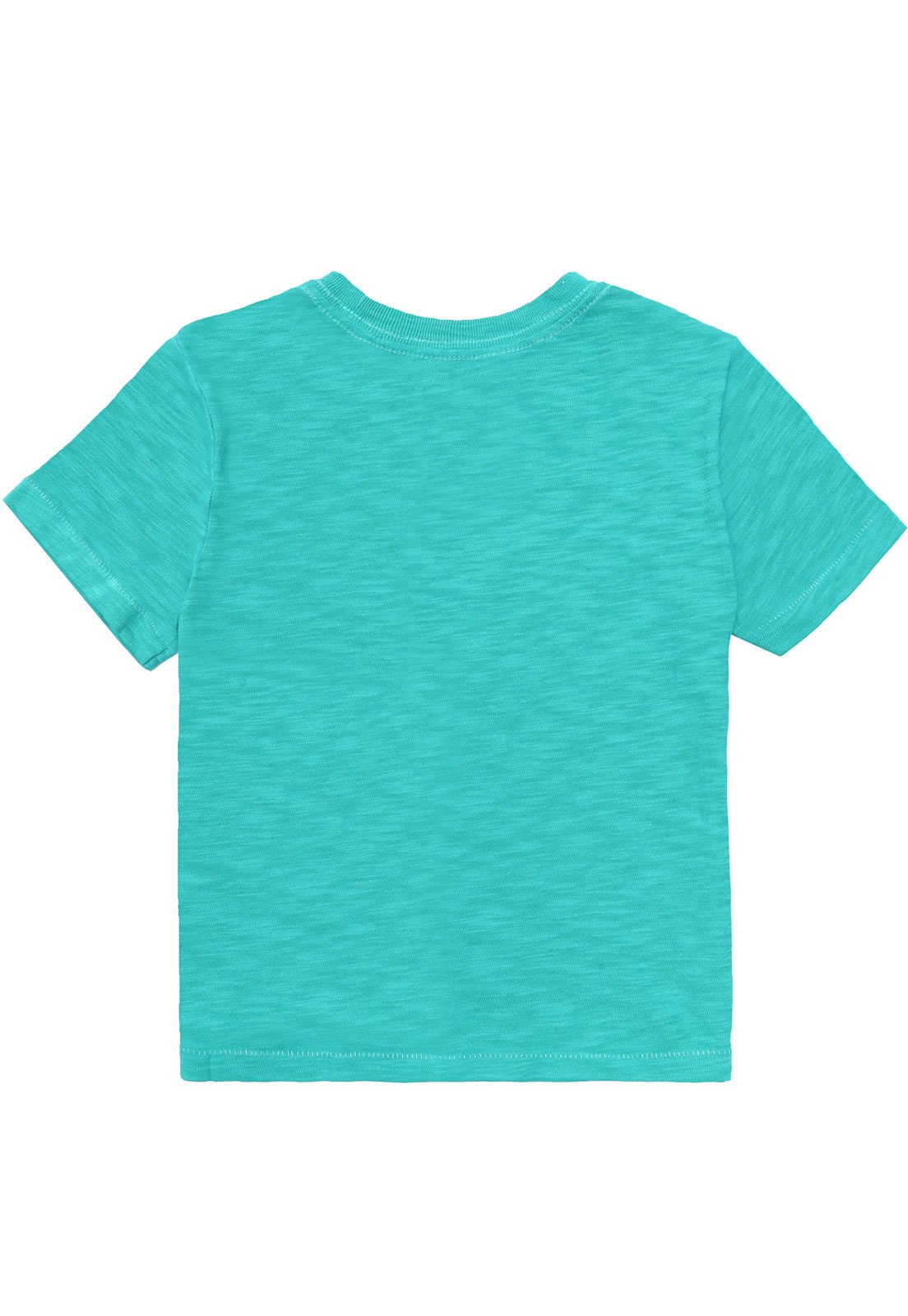 Camiseta GAP Infantil Bolso Lettering Verde - Compre Agora | Dafiti Brasil