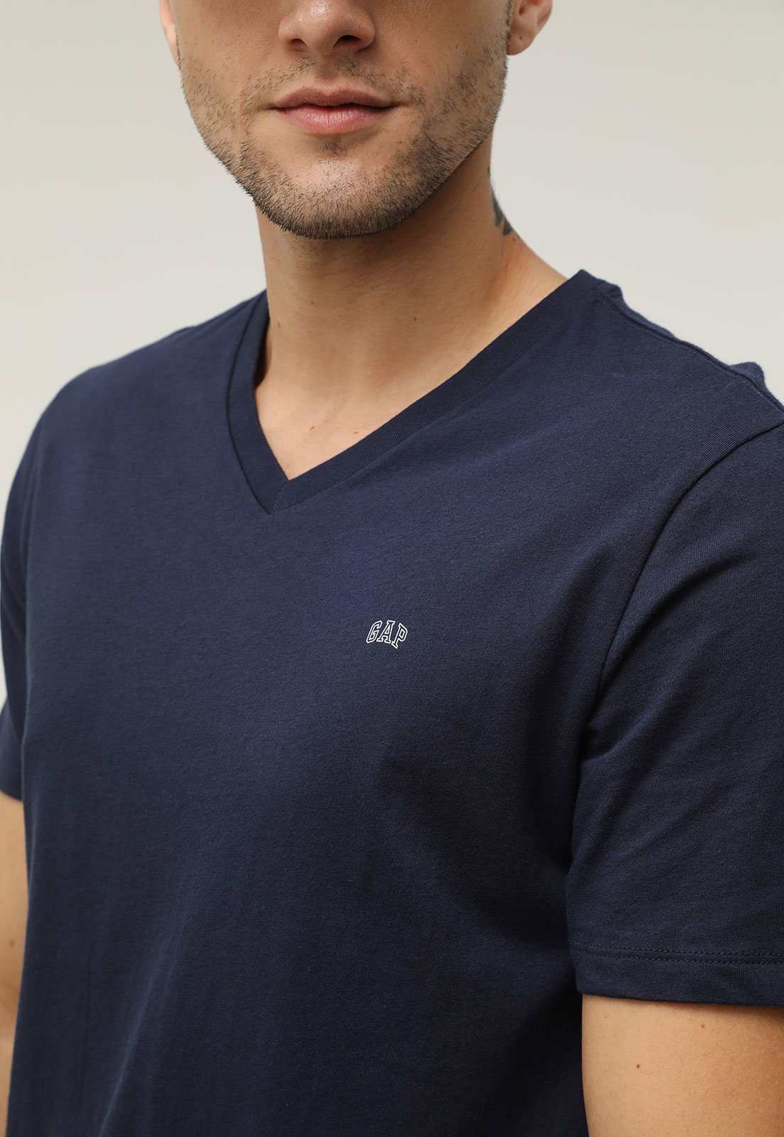 Camiseta GAP Logo Azul-Marinho