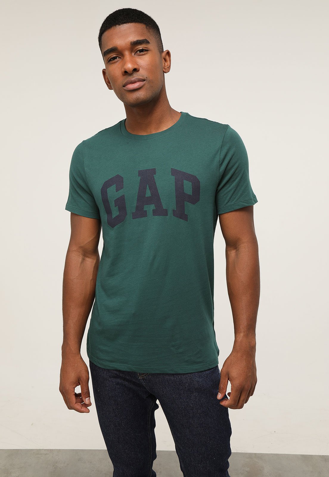 Camiseta GAP Logo Verde