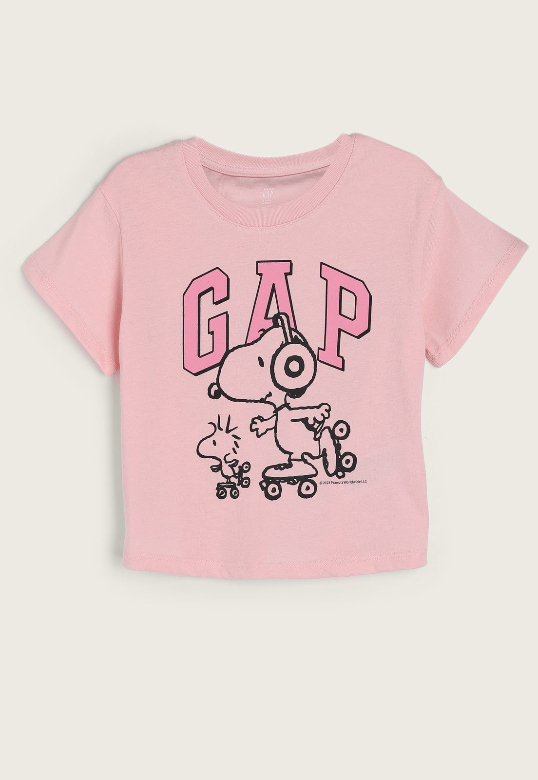 Top Gap Fit Rosa e Cinza  Roupa Infantil para Menina Gap Usado