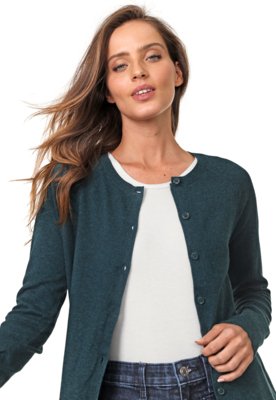 Gap Cardigan Verde Foresta: Morbido 100% Cotone, Lavabile, Nuovo Con Etichette Taglia XS