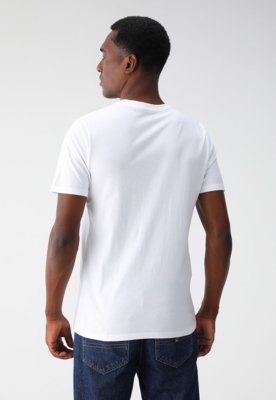 Kit 2pçs Camiseta GAP Reta Logo Azul